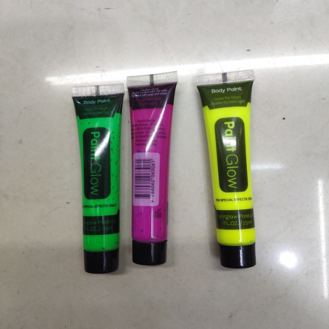 欧美化装舞会荧脸彩环保材料化妆舞会化妆油彩画脸油彩好擦无毒