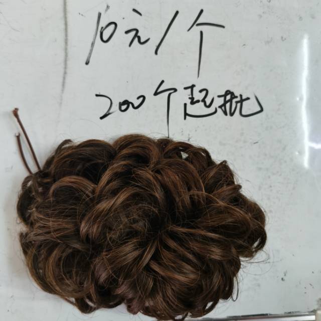 网络爆款棕色塑料化纤女士时尚假发发爪假发