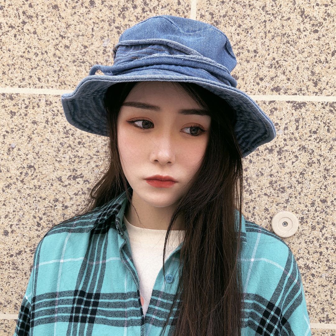 Collapsible All Solid Color Woolen Top Hat Children Autumnwinter Vintage Dome Fisherman Hat Basin Hat Tide details Picture