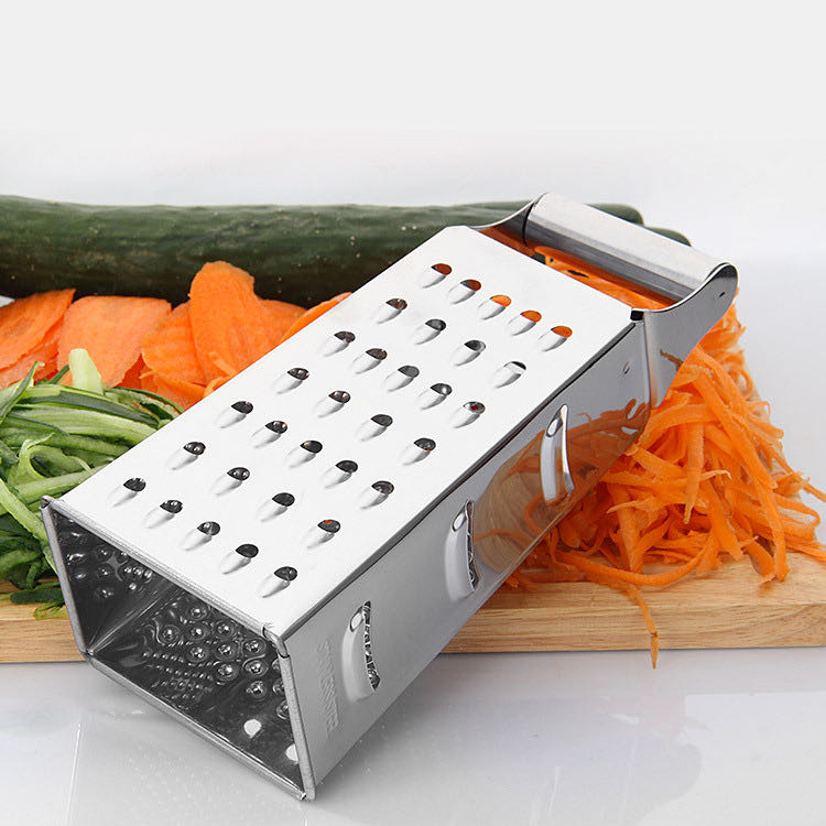 Stainless Steel Fruit Grater Function Cheese Slicing Multi-Functional Vegetable Square Tool Potato Slicer
