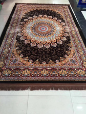 混色多花型穆斯林风格印花机织编织地毯朝拜毯