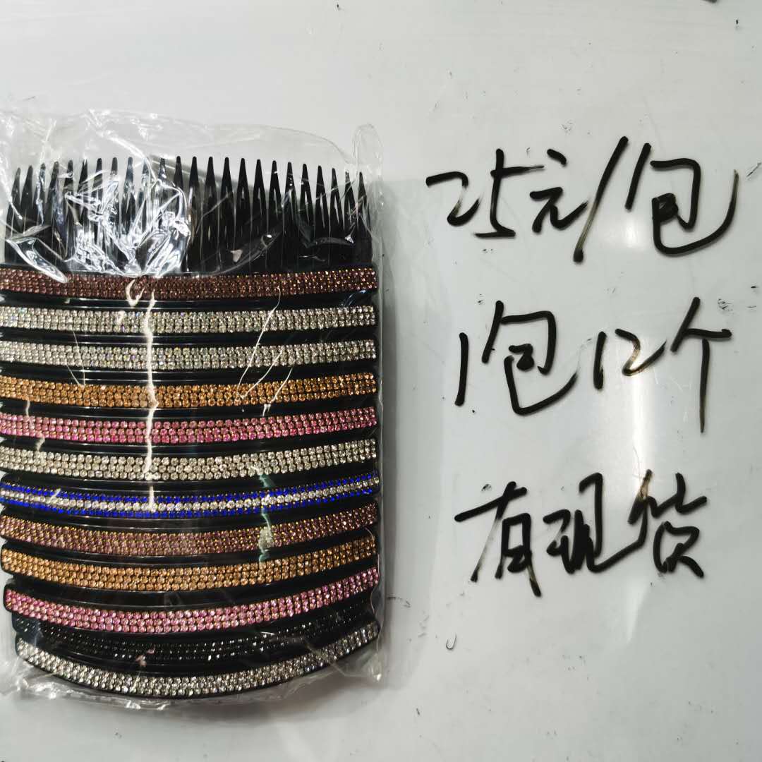 Fashion ladies everything new hair comb rhinodrill style head buckle