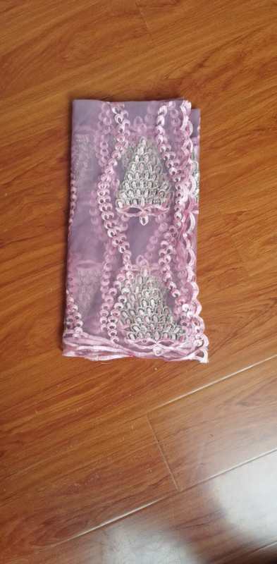 C291 American mesh embroidered scarf Muslim strawberry 🍓 pattern long scarf