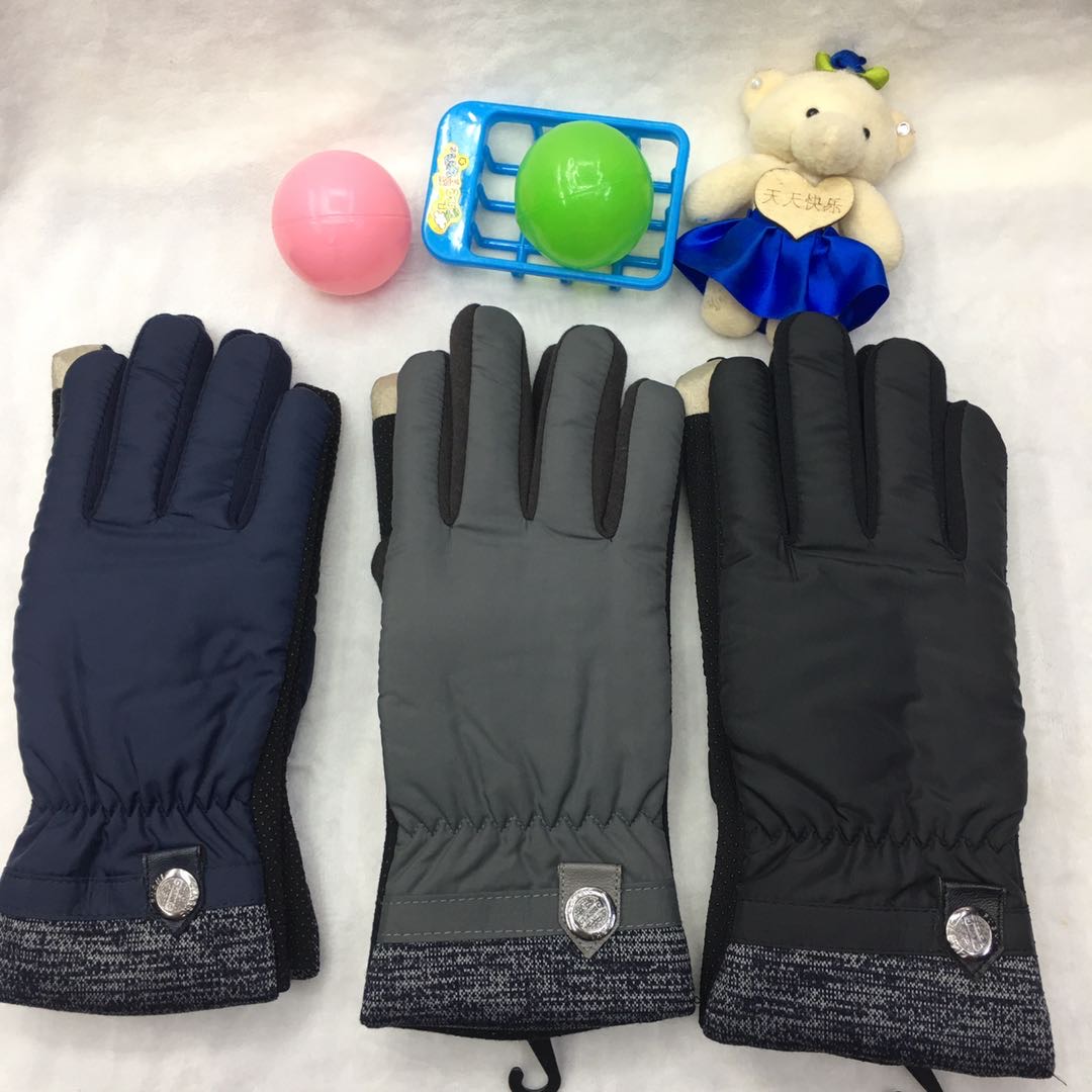 Men's winter thickened waterproof and windproof cotton gloves, women's Korean-style outdoor cycling and skiing gloves Specification image