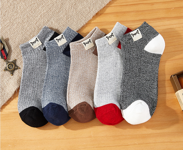 New Spring and Autumn pure cotton socks for man middle tube commercial combed cotton deodorant pure cotton socks damp socks thumbnail