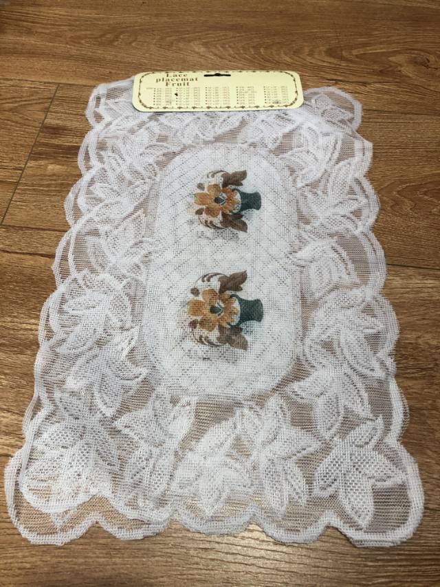 蕾丝餐桌布床头柜盖布防尘布电视洗衣机罩布冰箱长方形台布茶几巾