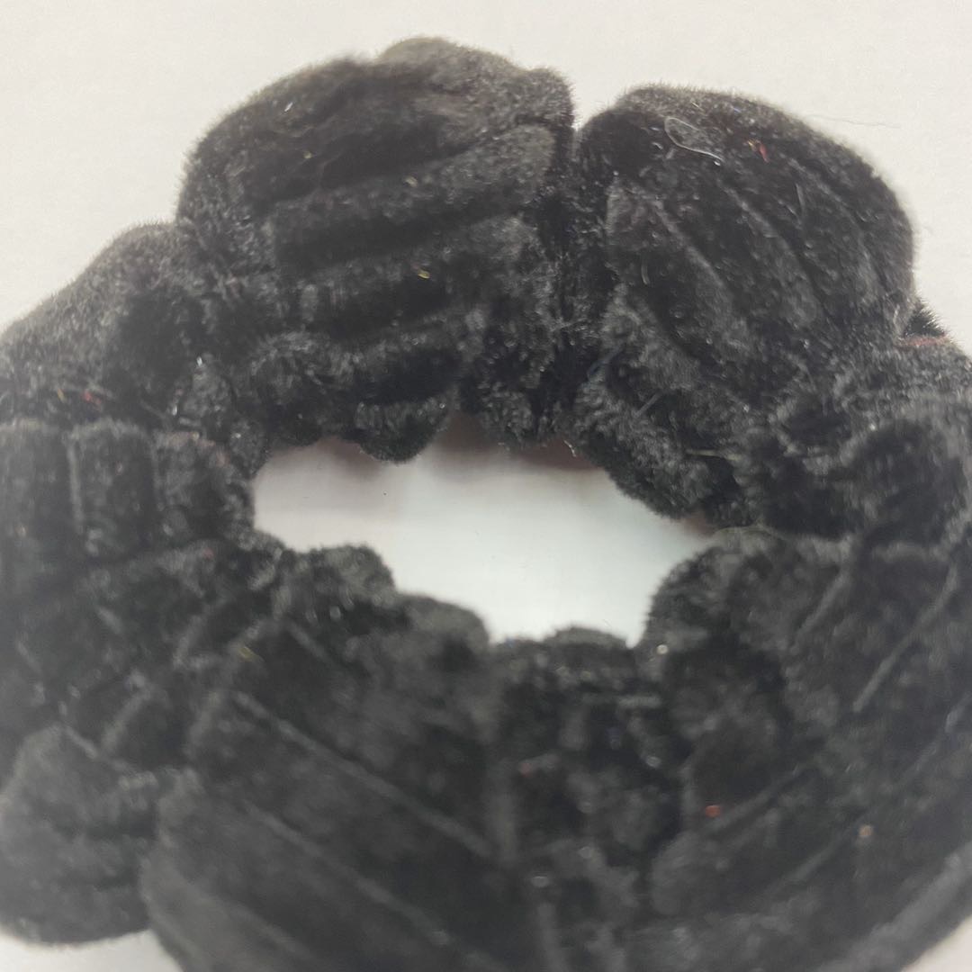 热销经典成熟简约大方丝绒条纹绒布女士头花细节图