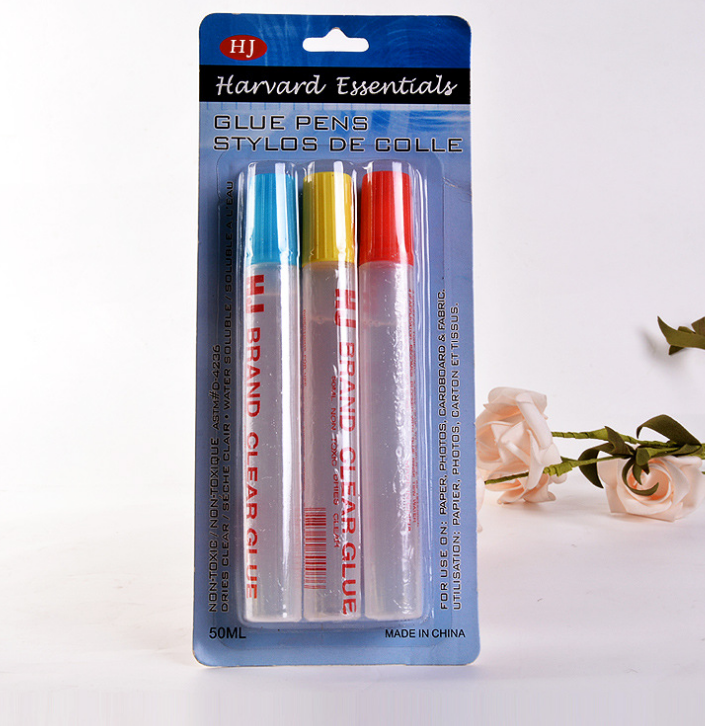 新款3支50ml液体胶组合套装办公用品环保透明液体胶水