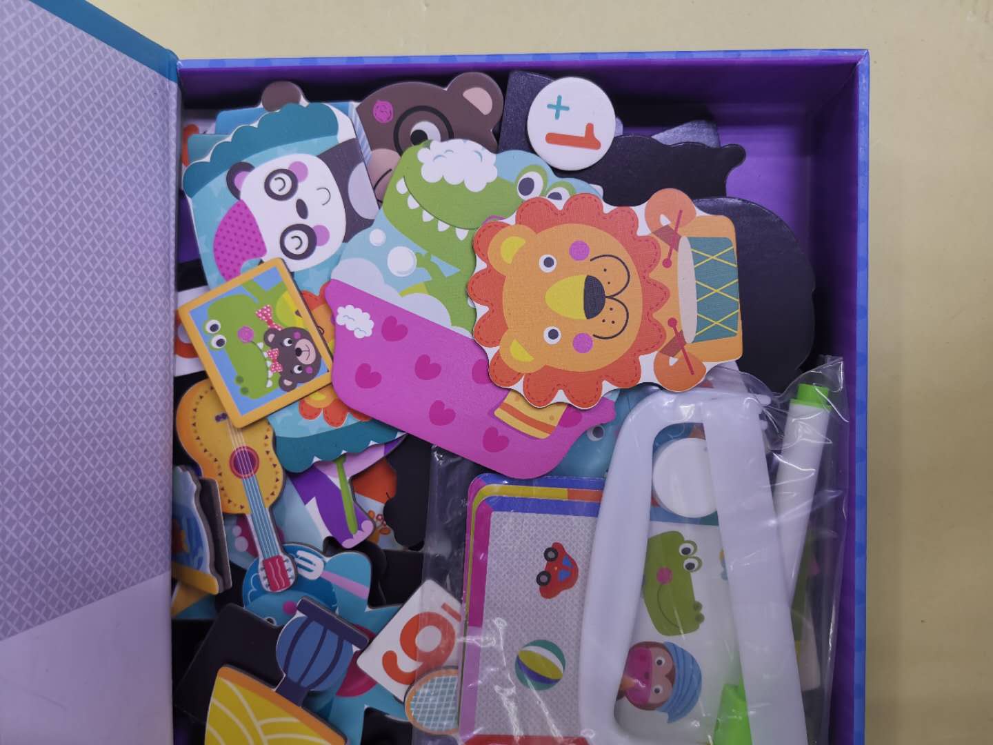 Children's magnetic jigsaw puzzle educational toys for boys, girls, and babies aged 3 to 4 to 6 develop intelligence and brain. Magnetic jigsaw puzzle fun for a wonderful day Specification image