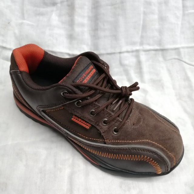 踩线纹路劳保鞋钢包头防砸安全鞋绝缘鞋耐油工作皮鞋防护鞋