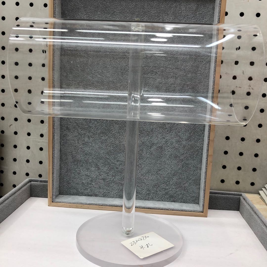 亚克力头扎展示台展示架爆款展示透明图