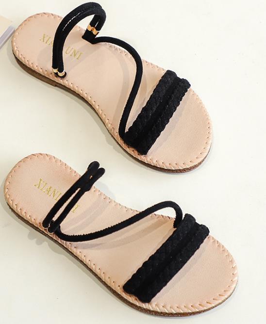 Flip-flop ladies summer student cartoon fashion Bund beach slope with anti-skid beach slippers flat bottom thumbnail