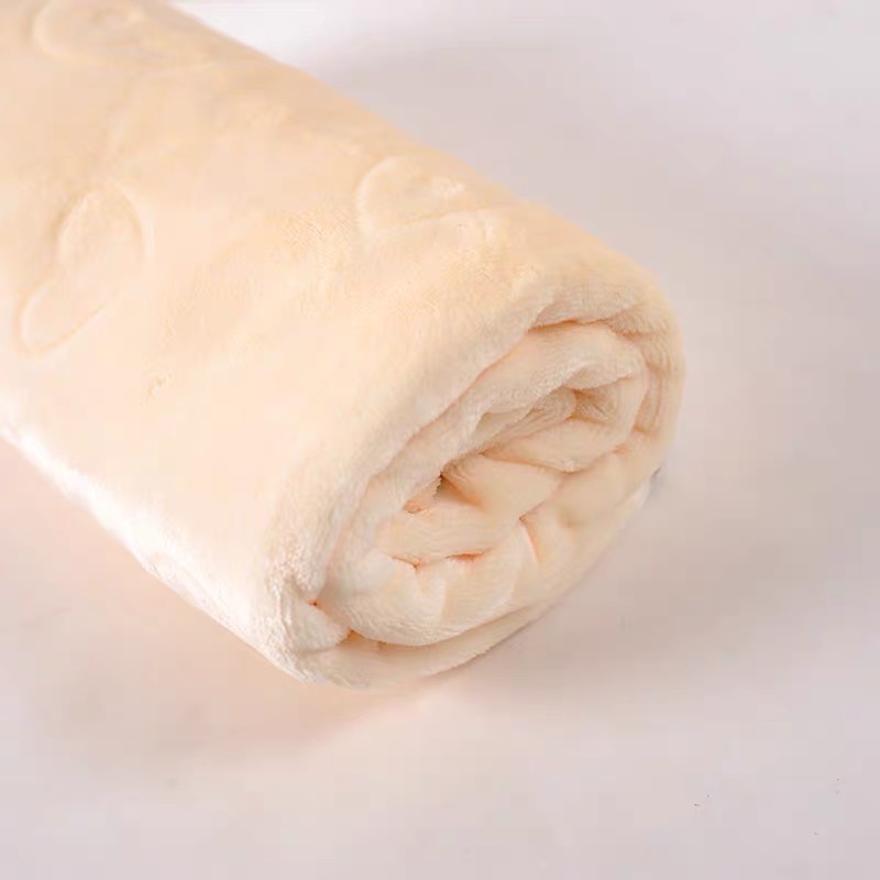 Mei Lian Pure Color Soft And Comfortable Coral Velvet Children's Blanket Manufacturers Direct Sales Explosive Blanket Specification drawing