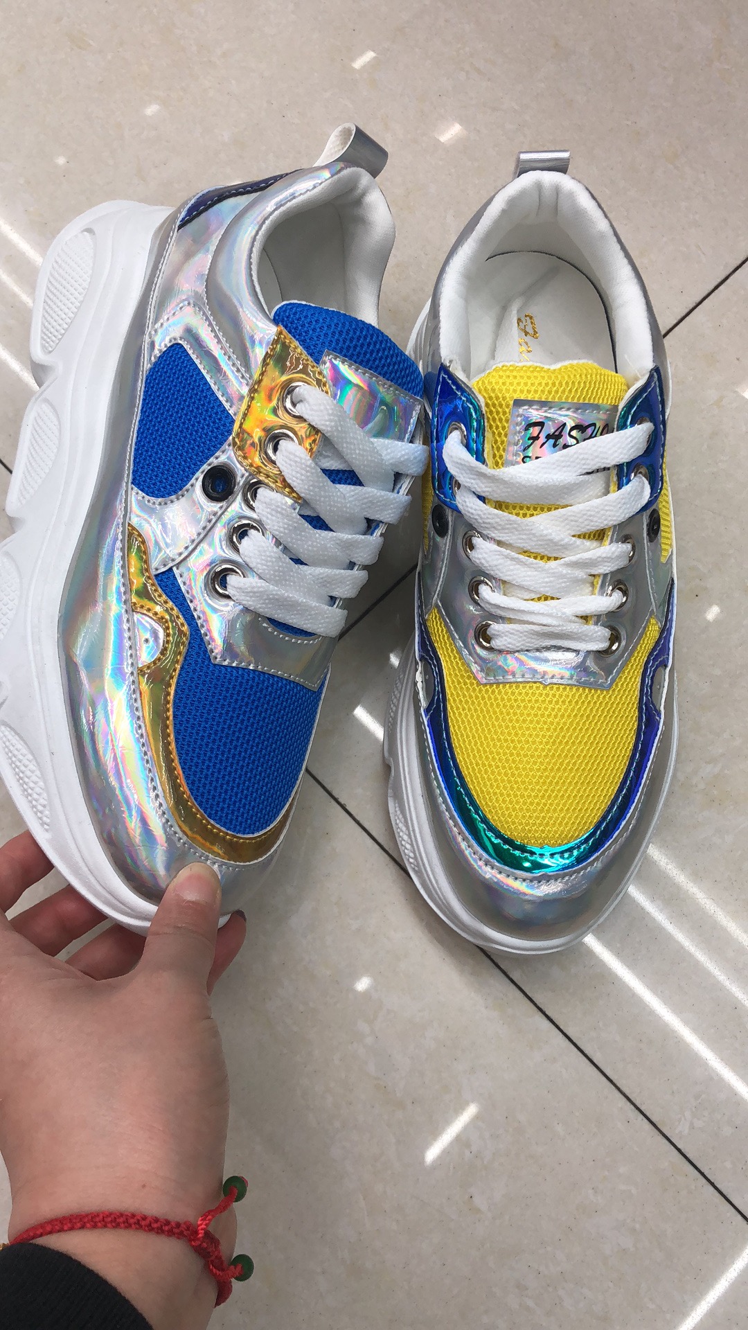 A Multi-Color Spring 2020 New Korean Version Of The Trend Sports Running Casual Shoe Mesh Shoes details Picture