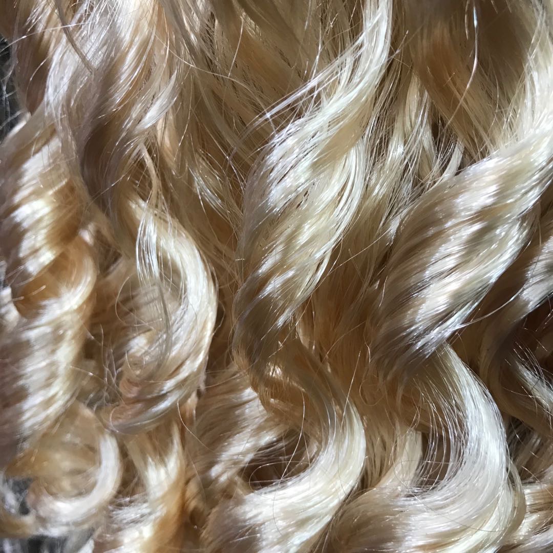 假发女长卷发高温丝欧美流行金色长卷发舞台表演假发产品图