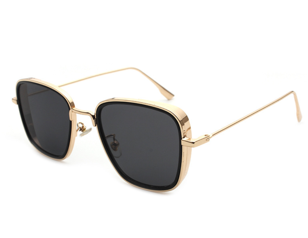 Best-selling metal retro square-framed sunglasses, European and American style sunglasses, Korean version Internet celebrity trendsetter 2618