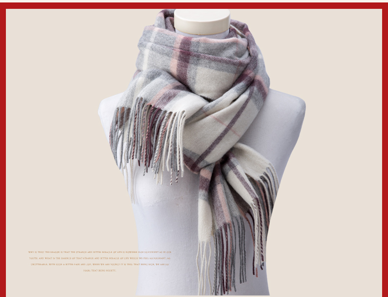 Women's Trendy Imitation Cashmere Scarf - Stylish Winter Accessory