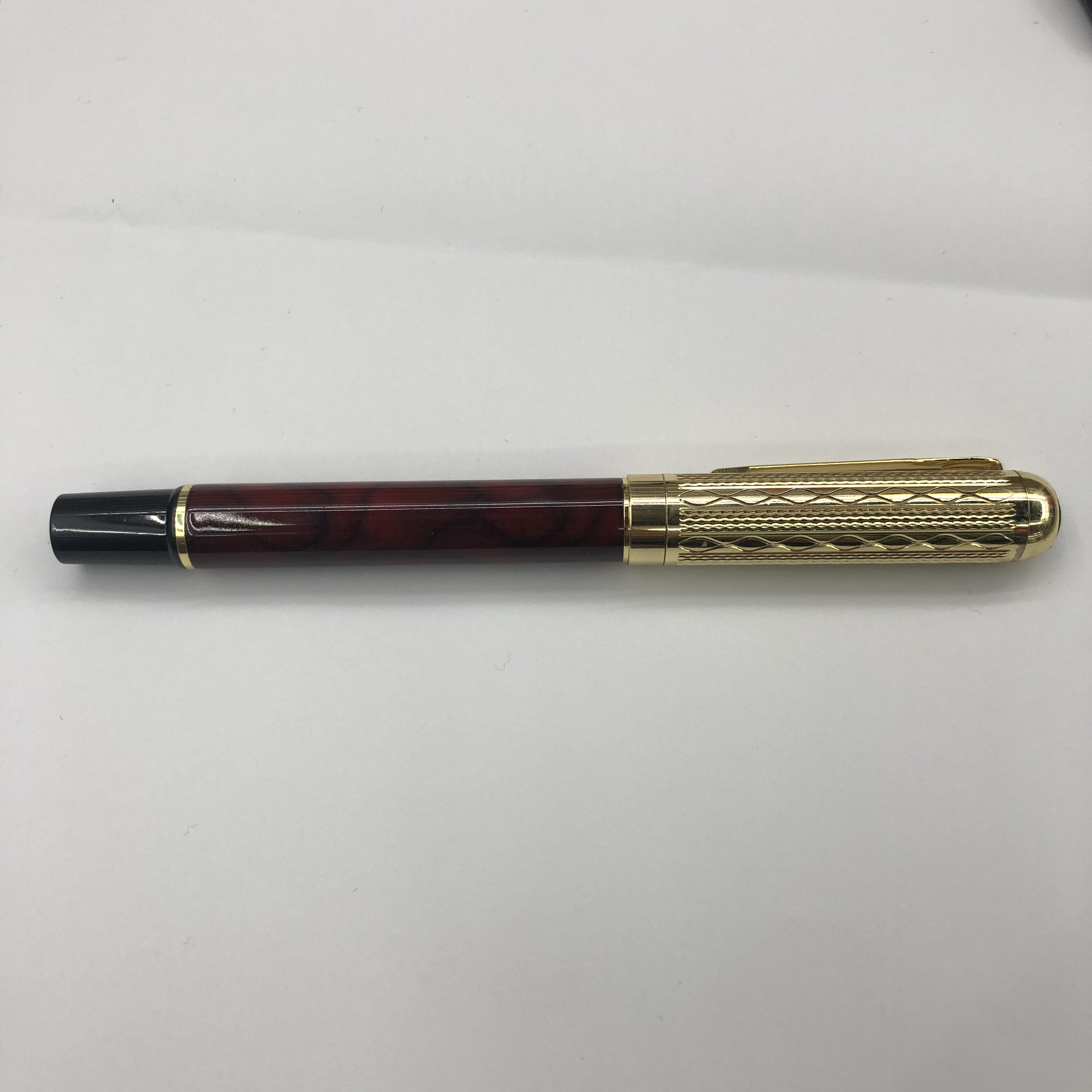 Metal heavy hand pen black ink pen man business upscale office carbon neutral pen ballpoint pen signature signature pen gift thumbnail