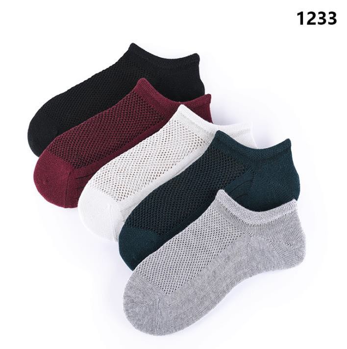 Shallow mouth invisible socks anti-odor absorption sweat cotton socks do not drop with socks female men's short socks non-slip boat socks female thumbnail
