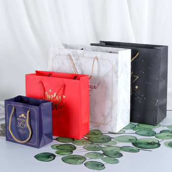 礼品袋定做创意正方形纸袋礼品袋批发Q2025时尚购物袋商务手提袋
