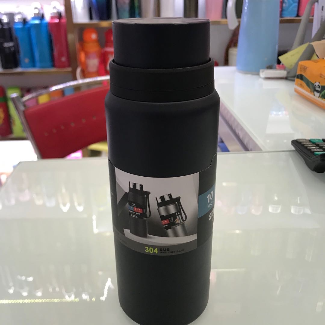 New double vacuum stainless steel thermos cup high-grade business cup thermal cups portable for men and women thumbnail