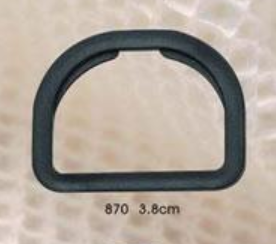 Plastic semi-circular triangular height semi-circular adjustment buckle details Picture