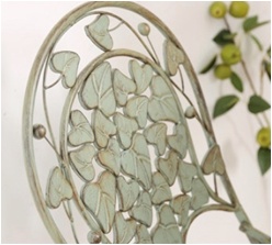 Outdoor popular flower racks, courtyard ironwork, balconies, floor-standing garden arrangements, indoor flower POTS, circular racks, decorative racks, flower pot support racks, craft green plants, green aged leaves, hollowed-out tables and chairs, green aged balcony tables and chairs, leisure tables and chairs Specification image