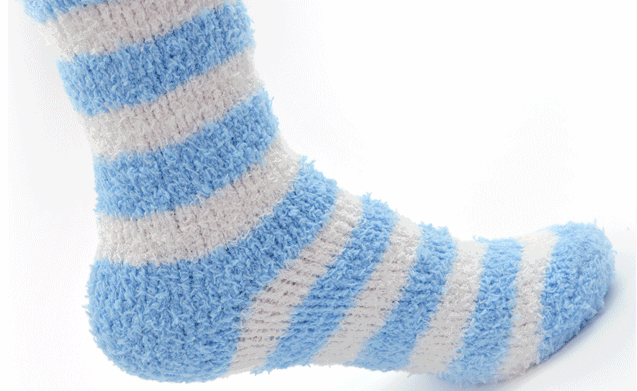 厂家批发女式冬季保暖毛巾袜女加厚条纹毛圈保暖袜子半边绒袜子