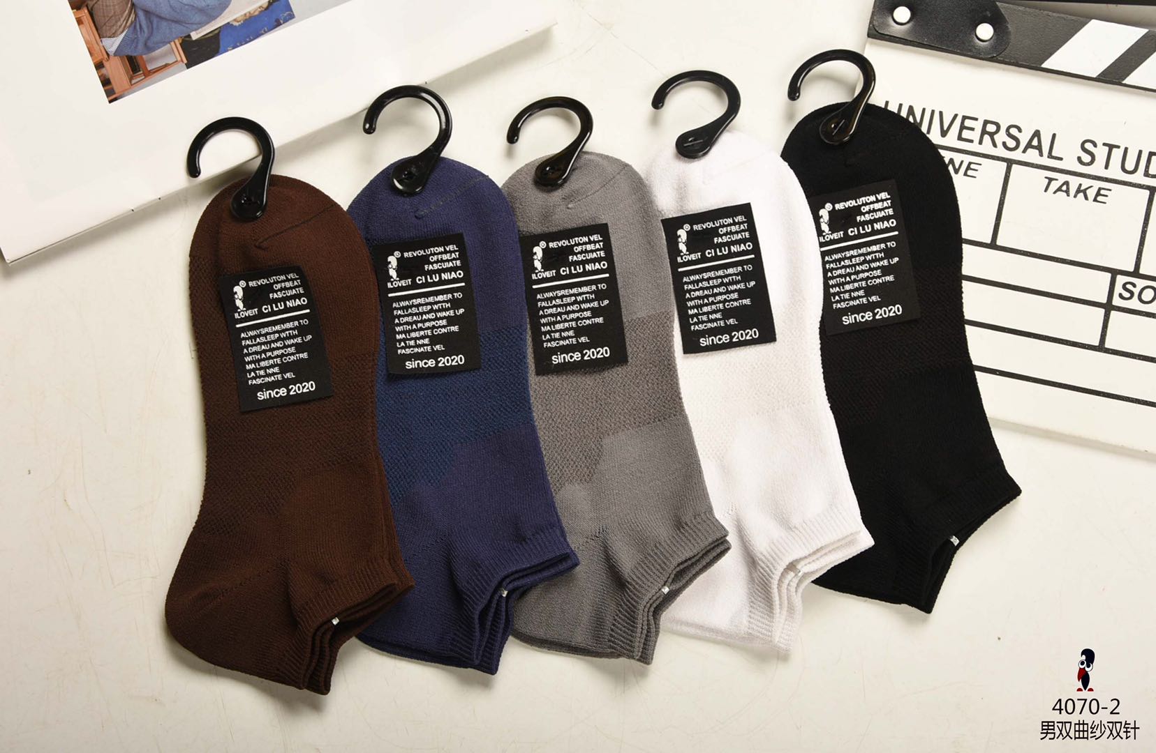 日系男士春夏款透气网孔纯棉双曲纱