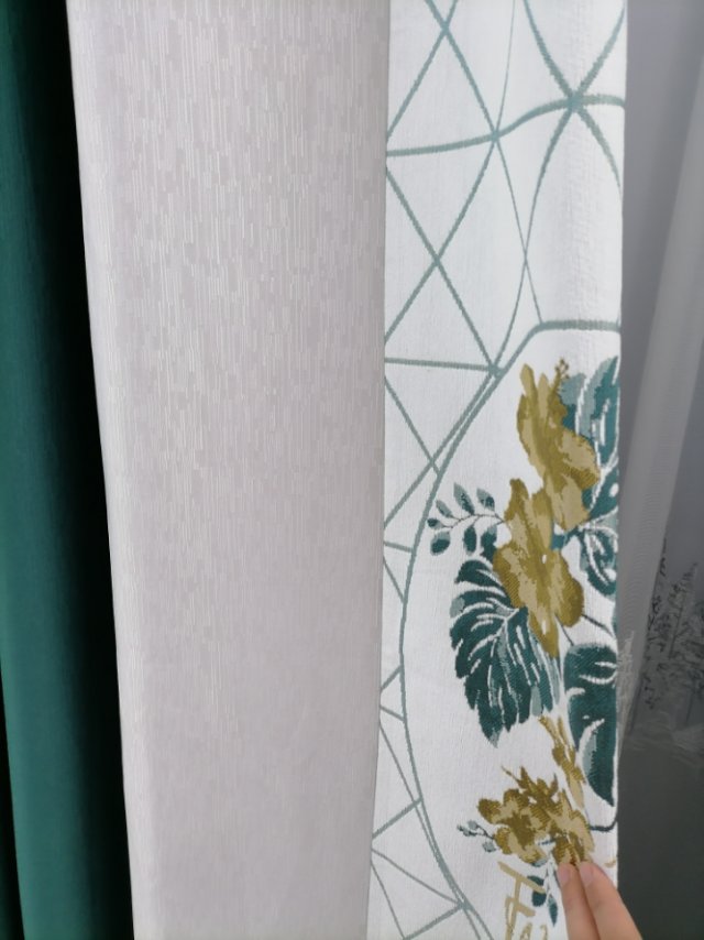 High-precision, high-light-blocking curtain fabric for simple style living room customization, heat insulation and sunshade for rental bedroom Specification image