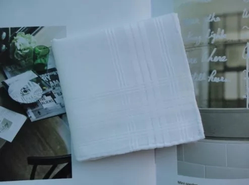 Handkerchief Export Cotton White Men And Women Pure Cotton Handkerchiefs Diy Painting Embroidery Tie-Dye Equipment Special Discount full figure