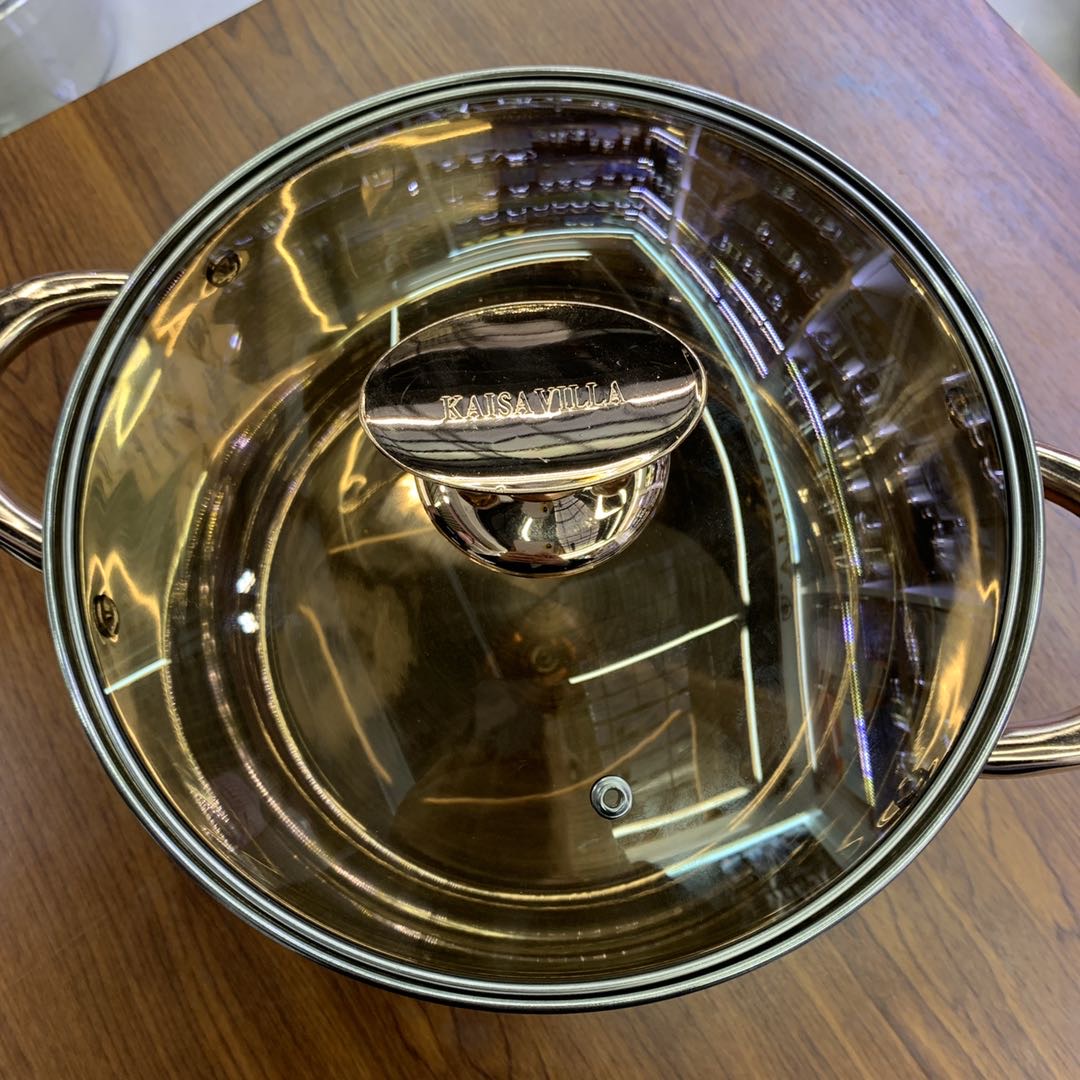 Stainless steel soup pot, household porridge cooking pot, steamer, small boiling instant noodle milk pot, induction cooker, gas soup pot