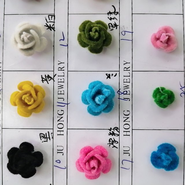 DIY electroplated rose jewelry and clothing accessories Specification image