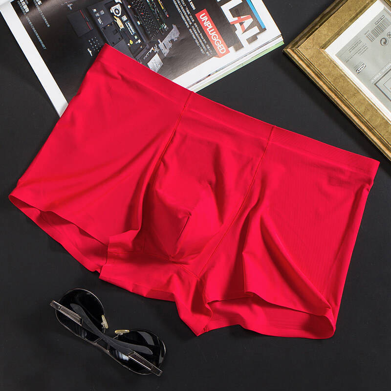Men's Underwear Breathable Seamless Boxer Shorts Boutique Boys Men's Boxers Men's Pant Tops