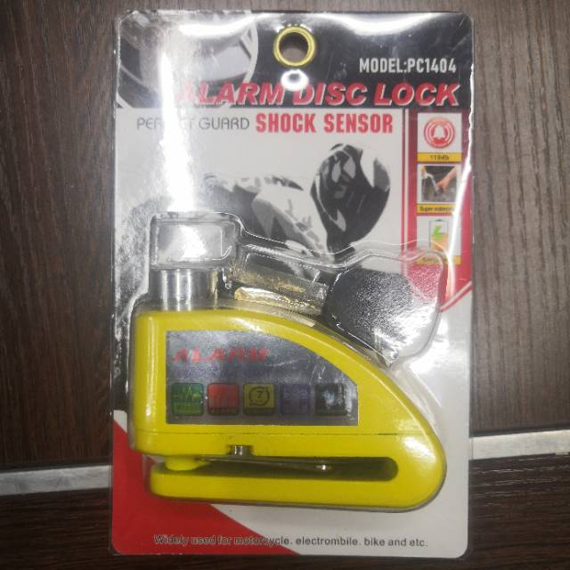 There are various styles of motorcycle tire locks