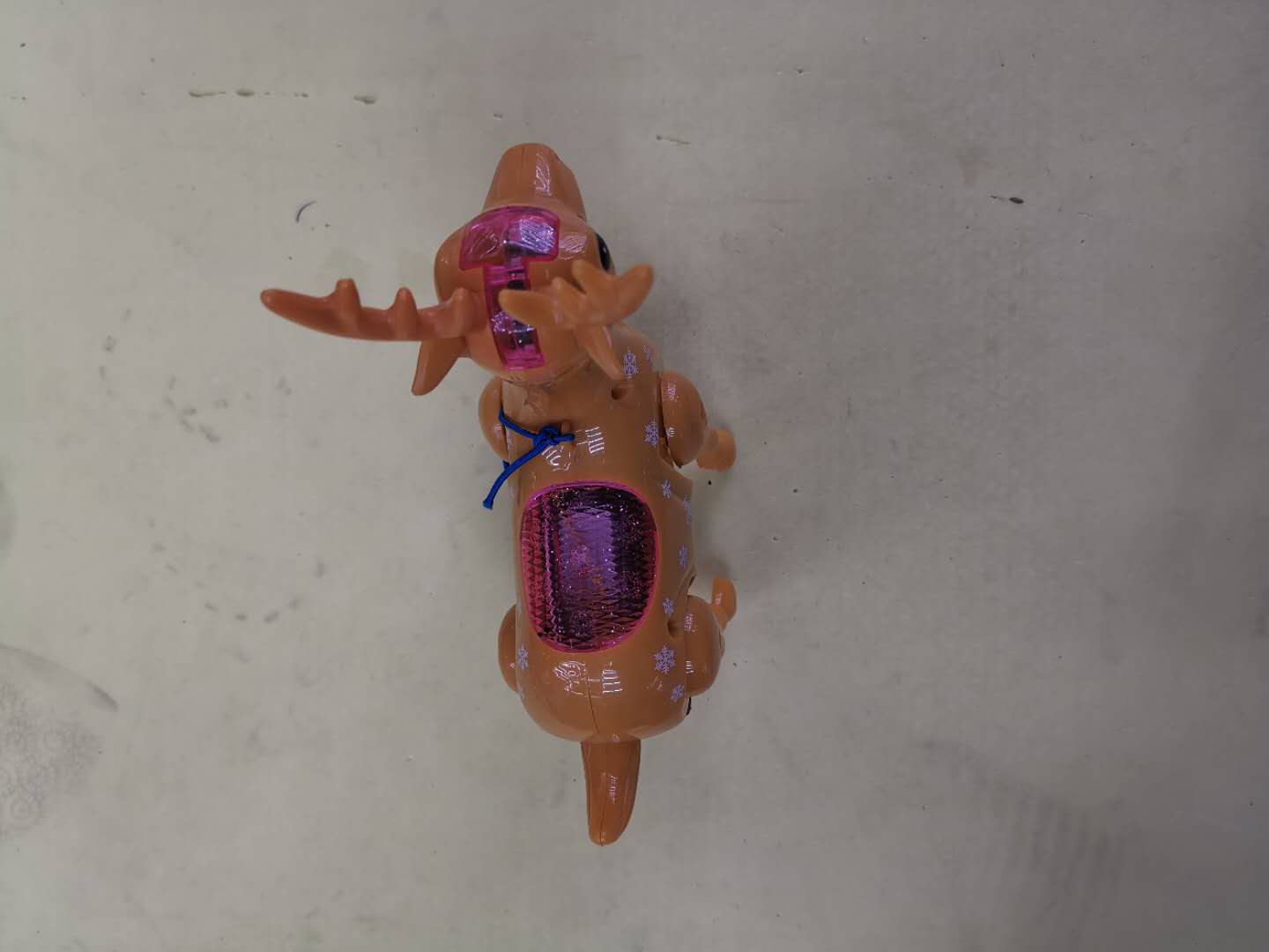 抖音同款网红牵线电动鹿宝宝玩具爬行会跑的儿童走路玩具产品图