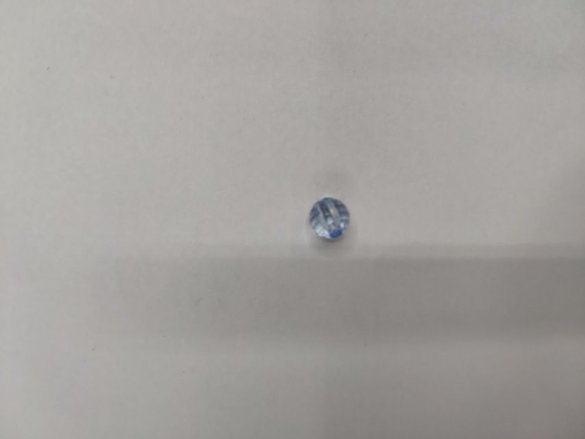 8mm blue transparent diy round bead headwear, earrings and accessories 1 Specification image