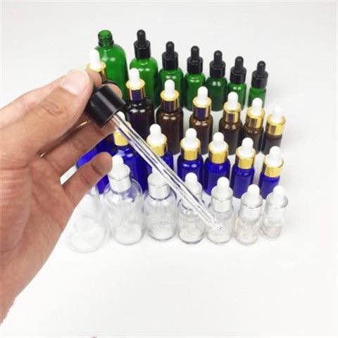 精油瓶茶色刻度精油瓶全规格棕色刻度滴管瓶产品图