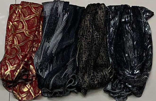 Women's Fashion Trend With Muslim Pattern 100% Polyester Edge Scarf Shawl