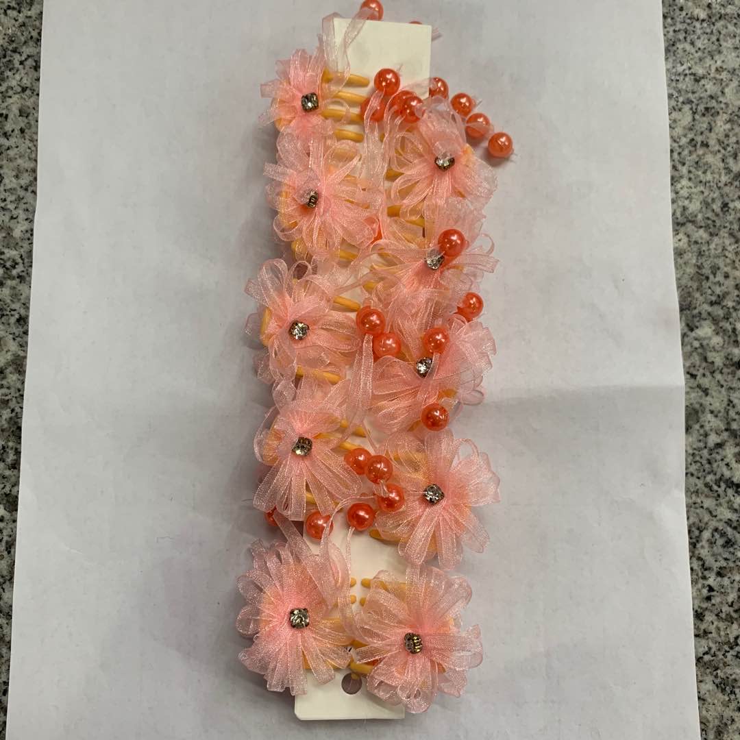 Hair clips, hairpins, headwear accessories, decorative items, handcrafted ornaments, headwear, orange style