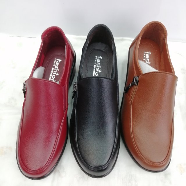 Fashion casual flat heel women's shoes Spring and summer new Doudou comfortable boat shoes single shoe zipper details Picture