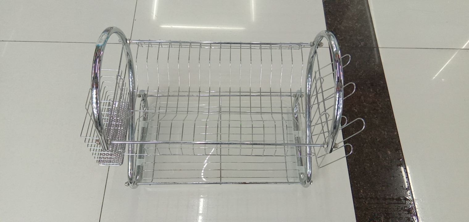 铁艺厨房调料挂篮桌面收纳筐置物架S型碗架细节图