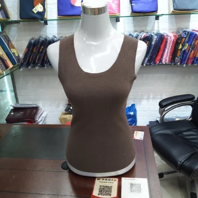 Thermal Vest For Women With Fleece Thickened Autumn And Winter Thermal Underwear Thermal Top With Undergarment Waistcoat