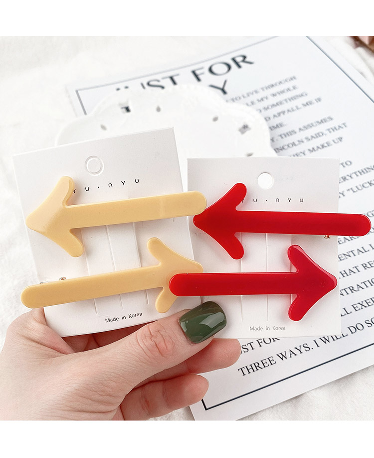 Arrow-shaped hair clips, cute candy-colored bangs clips, ins style, funny and girlish, seamless side clips, hair accessories, headwear and top clips Specification image