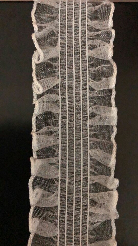 Bimodal Nylon Webbing Lace Elastic Webbing Garment Accessories With White details Picture