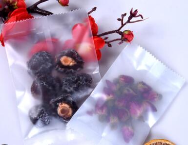 磨砂封口袋曲奇饼干袋子阿胶糕机封袋食品茶叶花茶烘焙内袋包装袋产品图
