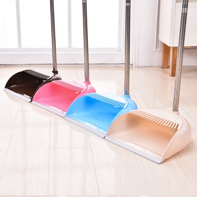 Broom Dustpan Set Combination Broom Non-Stick Hair Sweep Magic Broom Plastic Cleaning Household Broom Dustpan details Picture