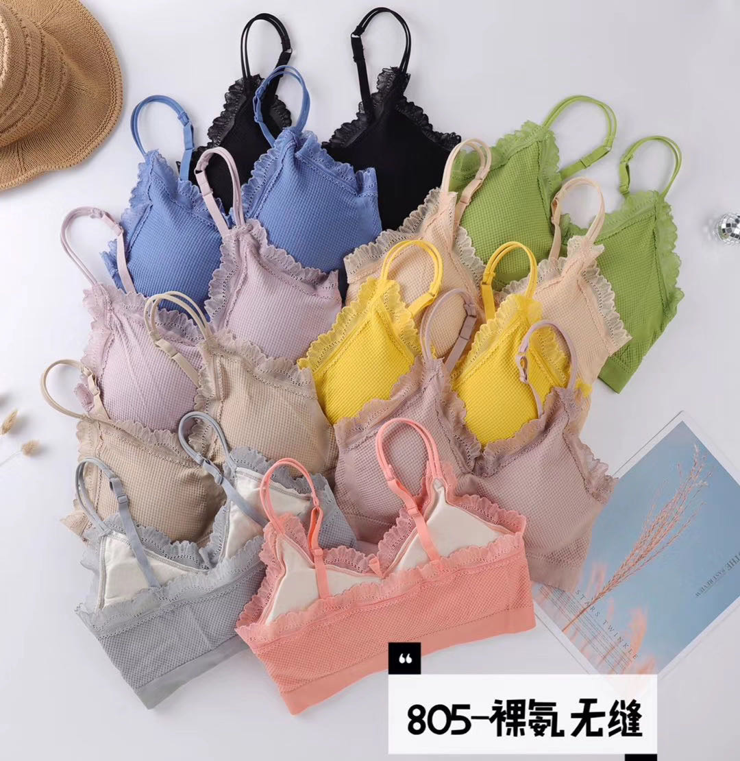 Comfortable Breathable Bra With Adjustable Straps For Women's Beauty Back details Picture
