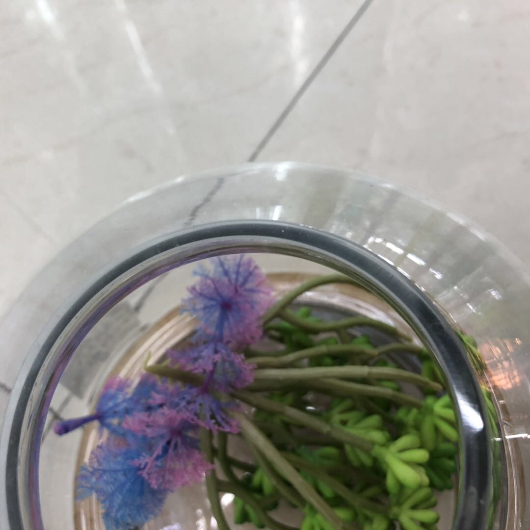 Creative home glass-covered dining table, living room decorations, bedroom ornaments, fresh Nordic and American vases, gifts Specification image