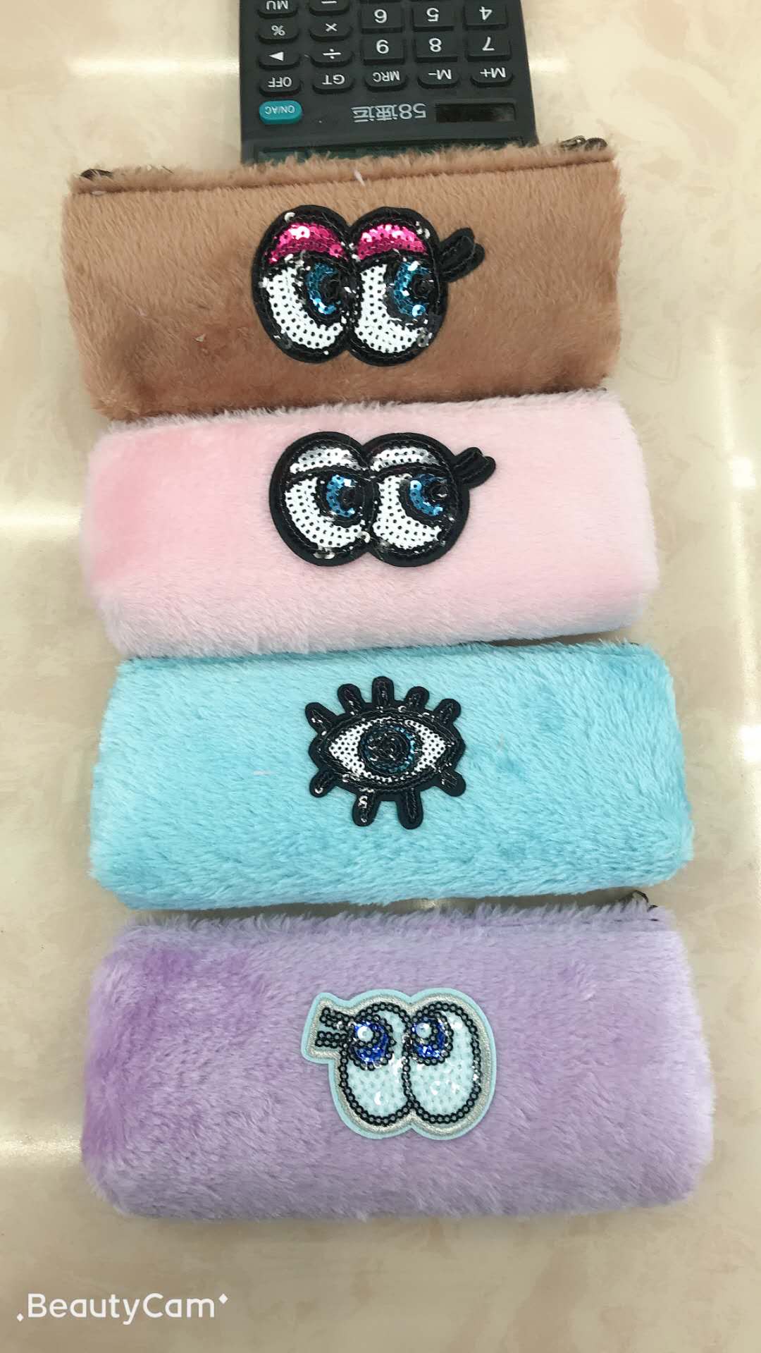 Wool Thick Cylinder Cartoon Stationery Bag Gift Customization Kindergarten Students Gift Customization details Picture